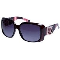Fashion fra DG-eyewear - trendy solbrille i m�rk rubinr�d...